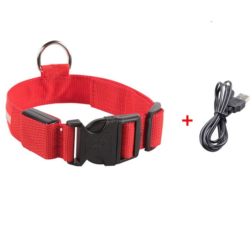 Glowing Dog Harness USB Rechargeable - thedogcastle