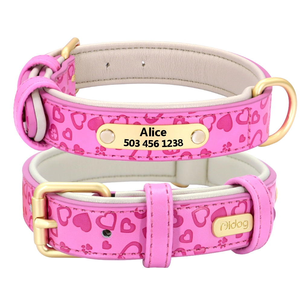 Great Quality Custom Cute Cool Boy Puppy Dog Collars for Large