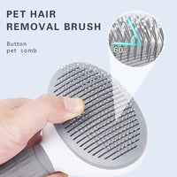 Dogs Hair Remover Brush Pet Cat Grooming Brush Automatic Dog Combs Pet Flea Comb Quality Dog Shedding Comb Cat Supplies