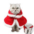 High Quality Pet Cat Jacket Costumes Cosplay Red Cloak Christmas Sweater Clothes Kitten Costume for Cat Pet Products
