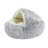 Hot Plush Pet Dog Cat Bed House Warm Round Cat Kitten Bed Semi-Enclosed Winter Cat Nest Kennel Cats Sofa Mat Basket Sleeping Bag