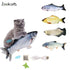 Moving Fish Cat Toy Electronic Flopping Cat Kicker Fish Toy Catnip Fish Toys for Cats Pet Supplies Funny Chew Toy for Indoor Cat