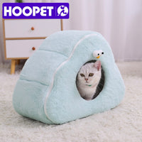 HOOPET Pet Dog Cat House Deep Sleep Comfort in Winter Cat Bed Little Mat Basket for Cat‘s House Winter Warm Bed for Cat