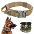 Tactical Dog Collar With Handle Durable Military Nylon Dog Collar Adjustable Training Collar For Large Dogs German Shepherd