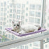 Cute Pet Hanging Beds Bearing 20kg Cat Sunny Seat Window Mount Pet Cat Hammock Comfortable Cat Pet Bed Long Plush Soft Pet bed