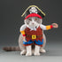 Funny Cat Dog Clothes Pet clothing Cosplay Role playing Suit Pirate Suit Halloween Clothes Dressing Up Cat Party Costume Suit