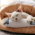 Soft Fleece Pet Bed Dog Cat Sleeping Bag Warm Removable Cat House Mat Pet Sofa Washable Quilt Bed for Cat Puppy Kennel Cushion