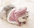 2pcs/set Pretty Cat Clothing Pet Clothes Garfield Cloak Berets Cute Thicker Pets Cats Costumes Cap