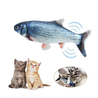 Cat Kicking Toy USB Simulation Fish Electric Cat Toy Funny Interactive Pets Cats Catnip Toys for Cat Biting Chewing Playing Toy