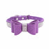 Fashion Pet Rhinestones Bow Knot Collar Dog Cat Bling Soft Cute Tie Collar Adjustable Pet Dog Supplies