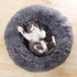 Round Plush Cat Bed House Soft Long Plush Pet Dog Cat Nest Winter Warm Sleeping Cat Pet Bed Mat Cat House