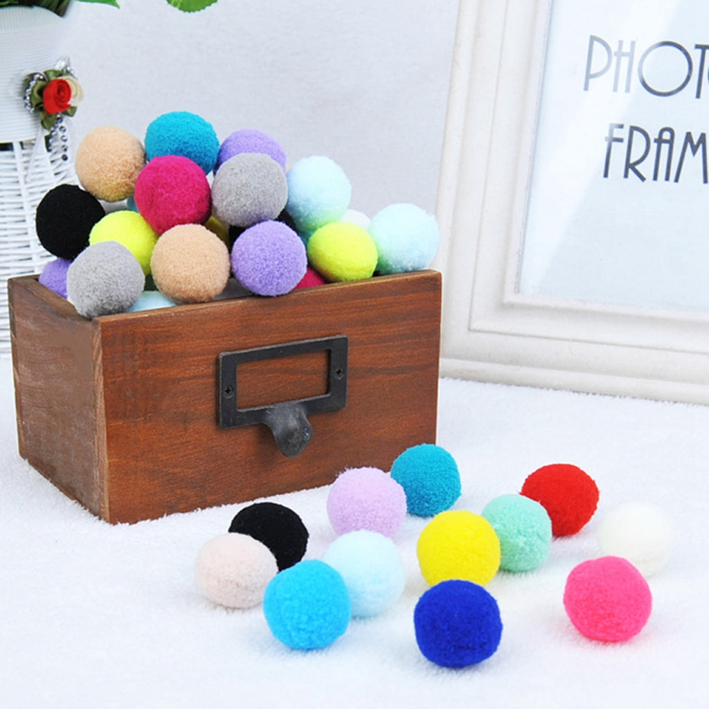 30 Pcs Ferret Pom Pom Toy Balls Set - Soft Colorful Lightweight Plush  Interactive Quiet Pompom Balls Training Playing Exercise Scratch Chew Toys  for