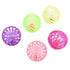 5pcs/Set Funny Cat Ball Toy Hollow Training Cat Interactive Toy Cat Bell Toy For Kitten Pet Interaction Supplies