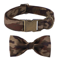 Unique Style Paws Dog Collar Camouflage Design Adjustable Collar Pattern