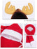 Hot Funny Christmas Clothes Warm Pet Dog Cat Clothes Puppy Santa Red Scarf Hat Deer Head Cute Dogs Cloak Cats Costume Xmas Decor