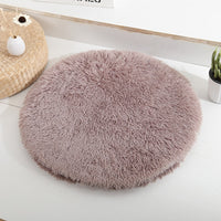 Round House Cat Bed Comfortable Anti Anxiet House For Cat Fleece Marshmallow Small Dog Mat Cat Pet Bed Mat Medium Animals Sofa
