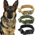 Dog Collar Adjustable Military Tactical Pets Dog Collars Leash Control Handle Training Pet Cat Dog Collar For Small Large Dogs