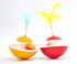 Pet cat toy tumbler Rolling Fairy feather bell funny cat stick toy Bell ball Cat Entertainment Toys Interactive