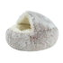 Hot Plush Pet Dog Cat Bed House Warm Round Cat Kitten Bed Semi-Enclosed Winter Cat Nest Kennel Cats Sofa Mat Basket Sleeping Bag