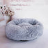 Plush Pet Bed Dog Cat Calming Bed Round Nest Warm Soft Plush Sleeping Bed Pets Winter Indoor Kennel Durable Comfortable Pet Bed