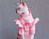 Pink Flying Sleeve Strawberry Sphynx Cat Clothing Summer Thin Hairless Cat Clothes Breathable Anti-drop Cat Clothes