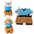 Halloween Cute Pet Clothes Samurai Funny Upright Costume Dress Up For Cats Dogs Cosplay Clothing Photography Props