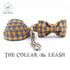 The Orange Plaid Dog Collar And Leash With Bow Tie Dog Training Collar And Leash