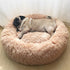 Dog Pet Bed Kennel Round Cat Winter Warm Dog House Sleeping Bag Long Plush Super Soft Pet Bed Puppy Cushion Mat Cat Supplies