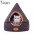 Hoopet Pet Bed Cat Tent House Bench for Cats Kennel Double Sided Cushion Cat Basket Bed Washable Pet Products