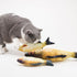 New cat toy simulation fish cat mint plush toy Funny cat toy Pet molar bite toy Grass carp doll pillow