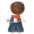 NACOCO Cowboy Dog Costume with Hat Dog Clothes Halloween Costumes for Cat and Small Dog