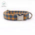 The Orange Plaid Dog Collar And Leash With Bow Tie Dog Training Collar And Leash