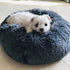 Dog Pet Bed Kennel Round Cat Winter Warm Dog House Sleeping Bag Long Plush Super Soft Pet Bed Puppy Cushion Mat Cat Supplies