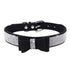 Fashion Pet Rhinestones Bow Knot Collar Dog Cat Bling Soft Cute Tie Collar Adjustable Pet Dog Supplies