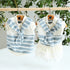 Summer Cat Skirts Scarf Striped Couple Suit Sweet Korean Style Cat one-piece Dress Dog Cat Clothes