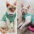 Summer Cat Clothes Cotton Striped Vest Pet Cats T Shirt Clothing For Cat Outfit Shirt Pet Clothes Cute Kitten Puppy Costume
