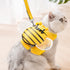 Cat vest type traction rope small dog chest harness dog walking rope cat anti-breakaway pet tractor cat clothes