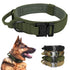 Military Tactical Dog Collar German Shepard Medium Large Dog Collars For Walking Training Duarable Dog Collar Control Handle