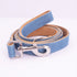 Jeans Bow Tie Dog Collar & neck tie collar leash & Personalized Engraved Dog Collar with All Metal Buckle
