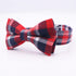 plaid Dog collar pet cat dog shirt collar with bow tie&checked dog bandana scarf,by handmade