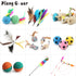 Clean Tooth Ball Feather Cat Toy Pet Toy Mouse Catnip Toys For Cat Interactive Stick Funny interactive Cat Toy Ball Pet Supplies