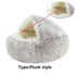 Winter Cat Bed Round Plush Warm Soft Pet Bed Soft Long Plush Bed For Small Dogs Cats Nest 2 In 1 Cat Bed Puppy Sleeping Bag