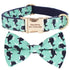 whale Dog Collar Bow Tie with Metal Buckle Big and Small Dog&Cat Collar Pet Accessories