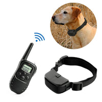 300 Electronic Dog Collar Remote Control Dog Collars With Static Shock,Vibration, Beep Modes LCD Electric Dog Shock Collar