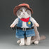 Funny Cat Dog Clothes Pet clothing Cosplay Role playing Suit Pirate Suit Halloween Clothes Dressing Up Cat Party Costume Suit