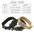 Dog Collar Adjustable Military Tactical Pets Dog Collars Leash Control Handle Training Pet Cat Dog Collar For Small Large Dogs